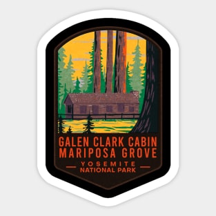 Galen Clark Cabin Mariposa Grove Yosemite National Park Sticker